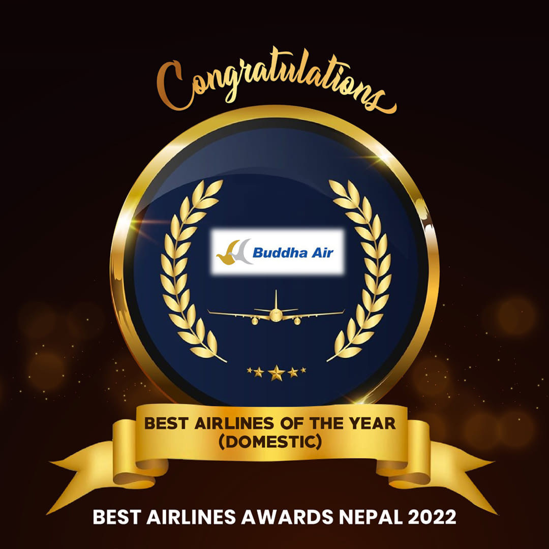 Buddha Air Best Airlines of the year award